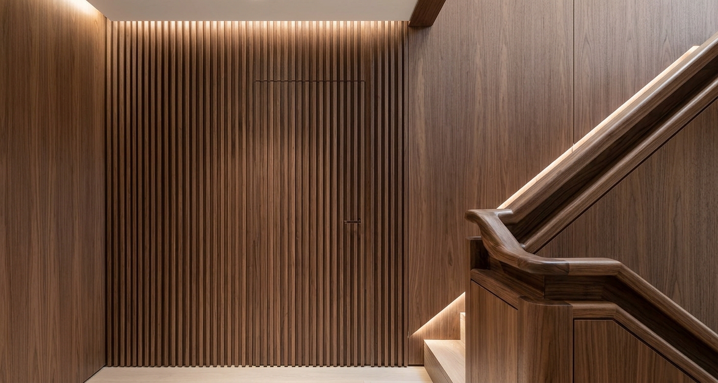 Architectural joinery — wall panelling and custom millwork